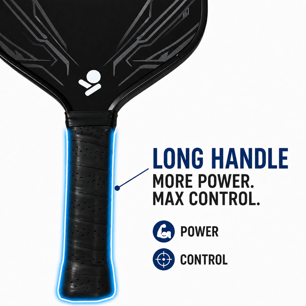 SPOTICKS - T700 16mm Carbon Fiber Pickleball Paddle - Own the Spot with SPOTICKS (2 Colours)