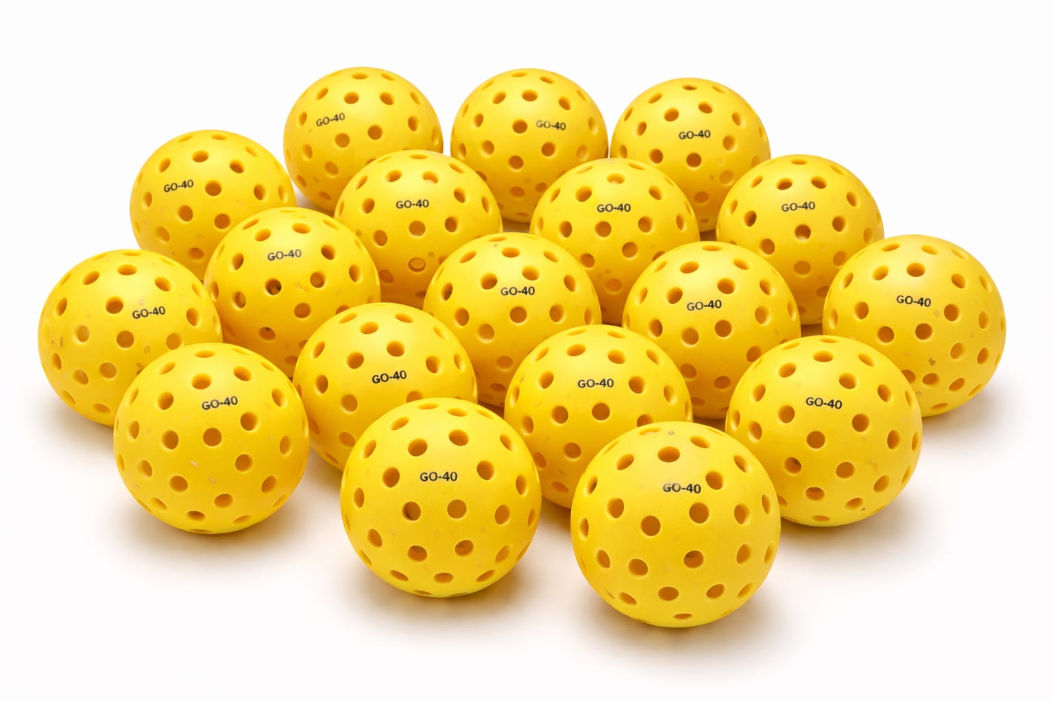 100 Gangsa G0-40 Pickleballs - Built to last